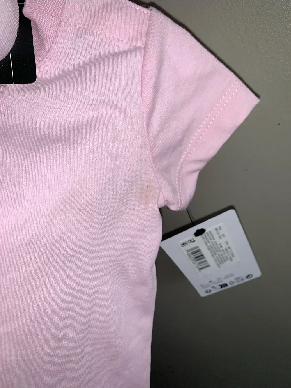 Nike Pink Short-Sleeve Baby Romper with Matching Socks